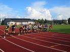 Viimeinen taistelu 1000m juoksu alkoi...