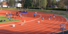 Miesten ja poikien 4x100m viesti lähdössä