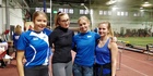 Pihla Poikolainen, Riina Virtanen, Saara Rantanen ja Noora Hietala