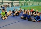 HSUn 12-15v kilparyhmä yhteiskuvassa. Mukana myös 10-11v harjoitusryhmäläiset.