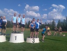 P13-sarjan 4x600m viestijoukkue Olavi, Eeli, Anton ja Henrik otti pronssia