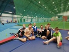 12-15v kilparyhmän poikaosallistujia yhteiskuvassa