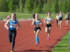 T15 800m loppusuoralla ja 5-lajin kova urakka takana:)