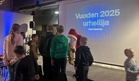 Joulupukki ehti myös piristää Päättäjäisiä kiireiltään