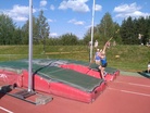 Elsa Pinola oli mukana T13-sarjan seiväshypyssä ja hyppäsi tuloksen 170cm