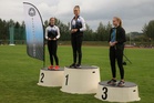 T15-sarjan Laila Lehtinen heitti kiekossa kolmanneksi.