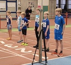 P11 1000m lähdössä. Kisan voittaja Iivo oikealla.