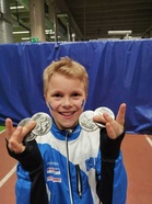 Eliaksen kaulaan tarttui neljä mitalia